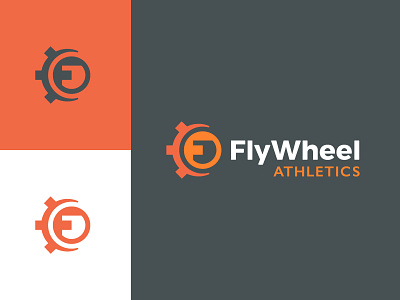 FlyWheel Logo branding design identity logo simple