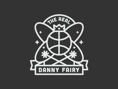 Fairy basketball black and white cleveland fairy icon logo monospace nba