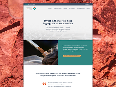 Mining Co Website content web design web development