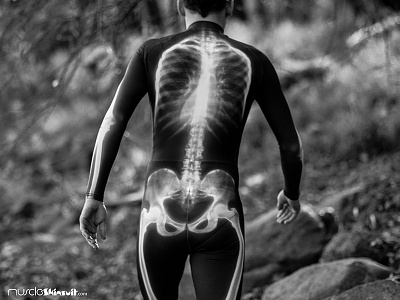 SKELETON body lycra men ray run runing skeleton skin suit surf sailing x x ray