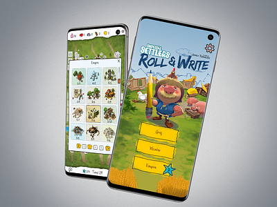UI and 2D animation for "Imperial Settlers"