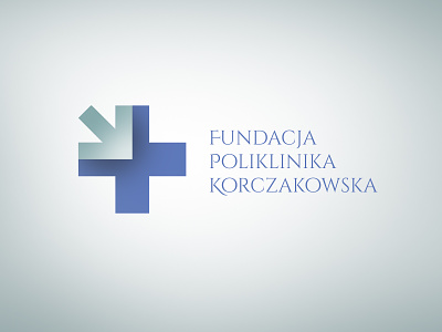 Fundacja Poliklinika Korczakowska arrow cross foundation grafik logo logo design logos logotype medical polska projekt psychological psychology psychotherapy tomasz pietek warszawa
