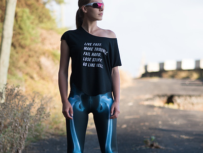 X-ray Leggings anatomy apparel art body clothing design fabric illustration leg leggings lycra muscle run runners sport wear x x ray xray