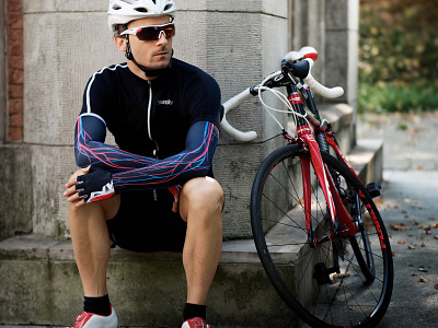 Circulatory system - Armwarmers for cyclist