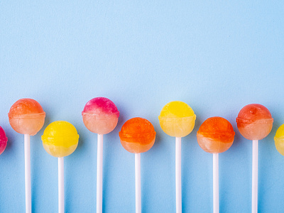 Lollipop candies blue bright candy colors food lollipop minimal photo photography sweet