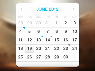 Calendar calendar clean ui