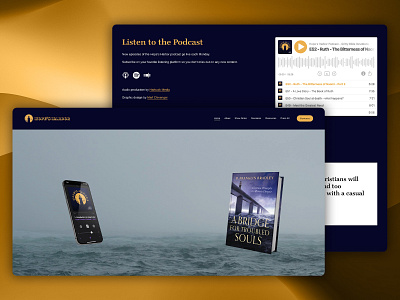 "Hope's Harbor" website redesign branding graphic design lighthouse marl nautical ux web design