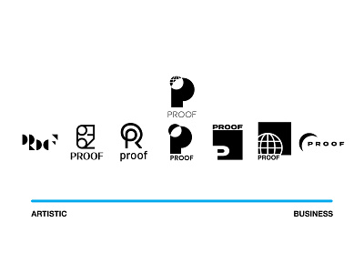 Logo Exercises from "PROOF" art branding design graphic design logo marl