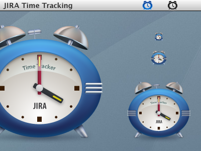 Icons for an in-house time-tracking app