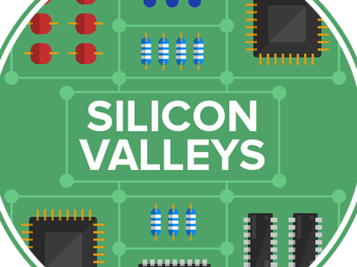 Silicon Valleys Logo branding logo silicon silicon valleys valleys