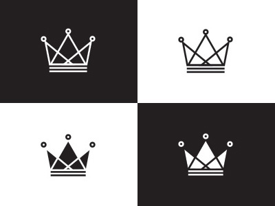 Crown brand branding crown icon king logo logomark mark monarchy stroke