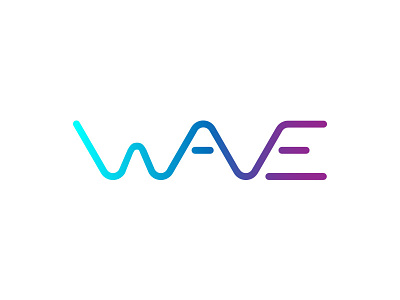 Wave logo branding lines logo simple waves