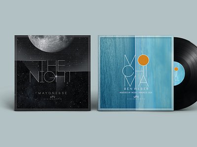 Vinyl design for Vivid North label print vinyl vividnorth