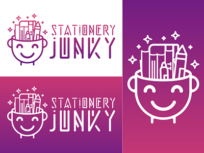 Logo: Stationery Junky branding design graphic design logo typography
