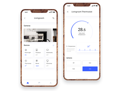 Smart App concept design app design inspiration ios 10 iphone x smart clever smart home user experience user inteface