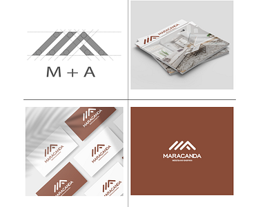 Logo design maracanda furniture factory brand branding factoy farniture furniture factory graphic design inspiration logo