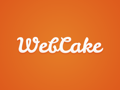 Webcake - Logo blog branding cake clean clear design fresh logo magiera paweł sweet web website