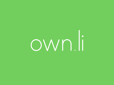 own.li - Logo clear design flat fresh here li link live long magiera maketheweb minimal online own own.li ownli oślizło paweł short shortener shortlink simple url web website www Łukasz