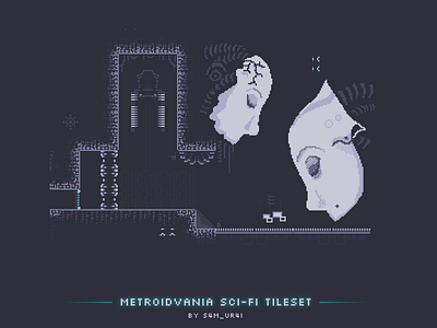 Metroidvania Tileset