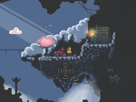 pixel art game concept survey by Sam on Dribbble