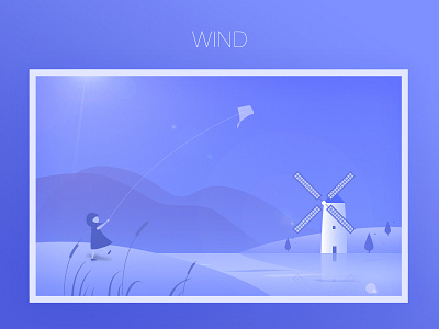 Wind girl windmill