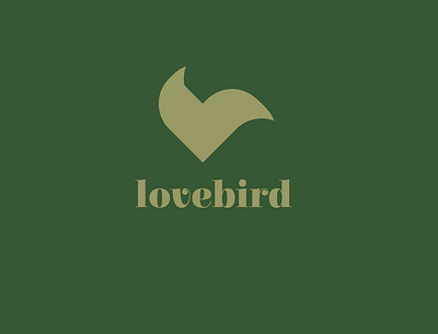 lovebird 3d branding graphic design logo