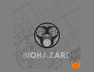 Biohazard branding design graphic design illustration logo typography vector