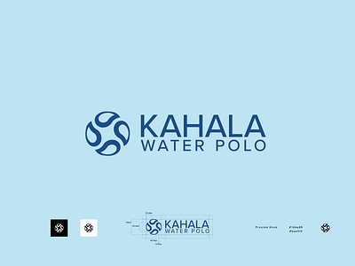 Kahala Water Polo branding design graphic design illustration logo vector