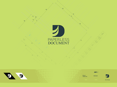 Paperless Document revised branding design graphic design illustration logo typography vector