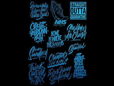 Lettering collection of 2020