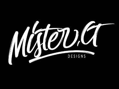 Mister G Designs branding custom design firstshot graphic hand lettering lettering pen photoshop script type typography