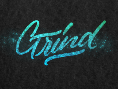 Grind 💰 branding custom design firstshot graphic hand lettering lettering pen photoshop script type typography