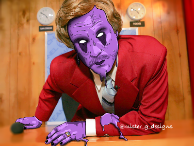 Ron Burgundy Grime Art art custom design firstshot graphic grime grimeart grimeedit pen photoshop sketching wacom