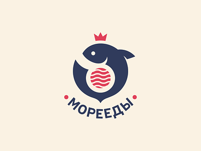 Moreedy animal deliver fish food icon logo logotype sushi vegadesign