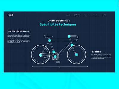The Cycle bicycle design ui ux