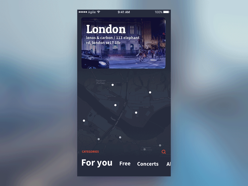 Inspirasi #26 - UI / UX Design Event App