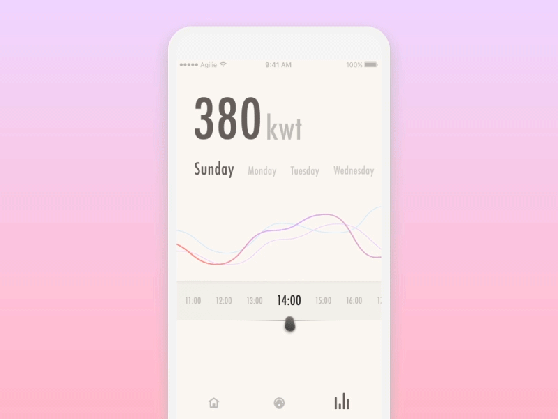 Smart Home Graphic app design concept