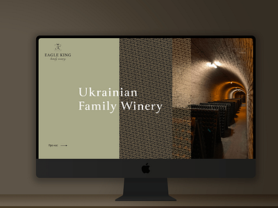 Website design for Winery branding design graphic design logo ui ux web web design