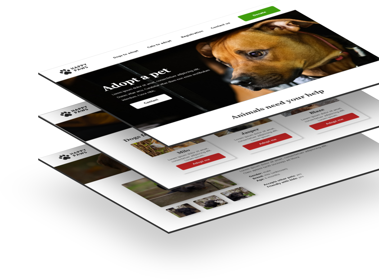 pet-adoption-responsive-website-by-petra-kennedy-on-dribbble