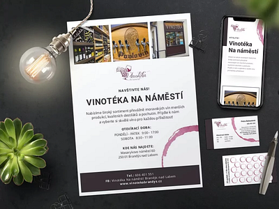 Wine shop (branding, print)