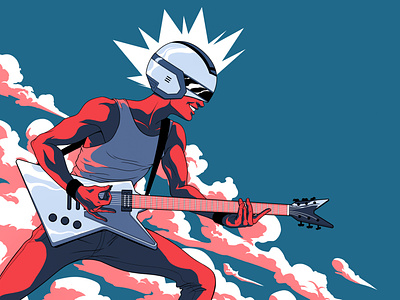 Frets on Fire art direction character design design illustration metal music panama punk rock