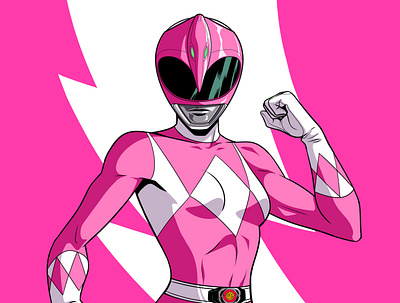 Ptera Ranger 90s character design illustration mmpr panama power rangers