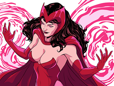 Scarlet Witch art direction character design comics illustration marvel panama scarlet witch wandavision