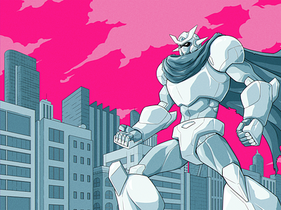 Lost mecha OVA 1991 90s anime art direction character design design illustration mecha panama robot