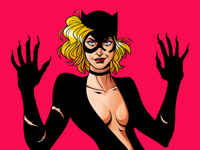 Catwoman 90s art art direction batman catwoman character design comics illustration joker returns sexy superhero villain