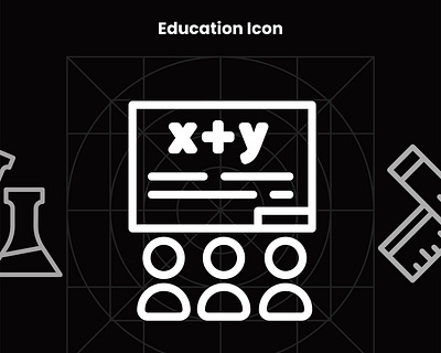 Education Icon Line branding design graphic design icon illustration logo ui ux vector