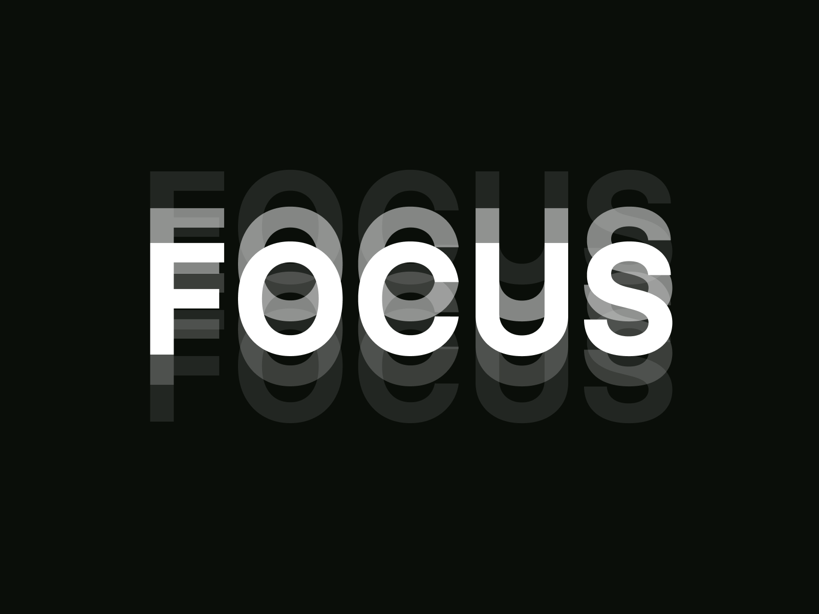 FOCUS by Nadii on Dribbble