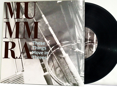 Mumm-Ra Album Art 4x5 film album packaging photography typography