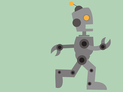 Robit illustration mechanical robot vector
