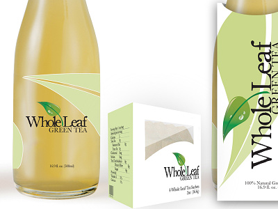 Green Tea Packaging branding identity packaging tea vector